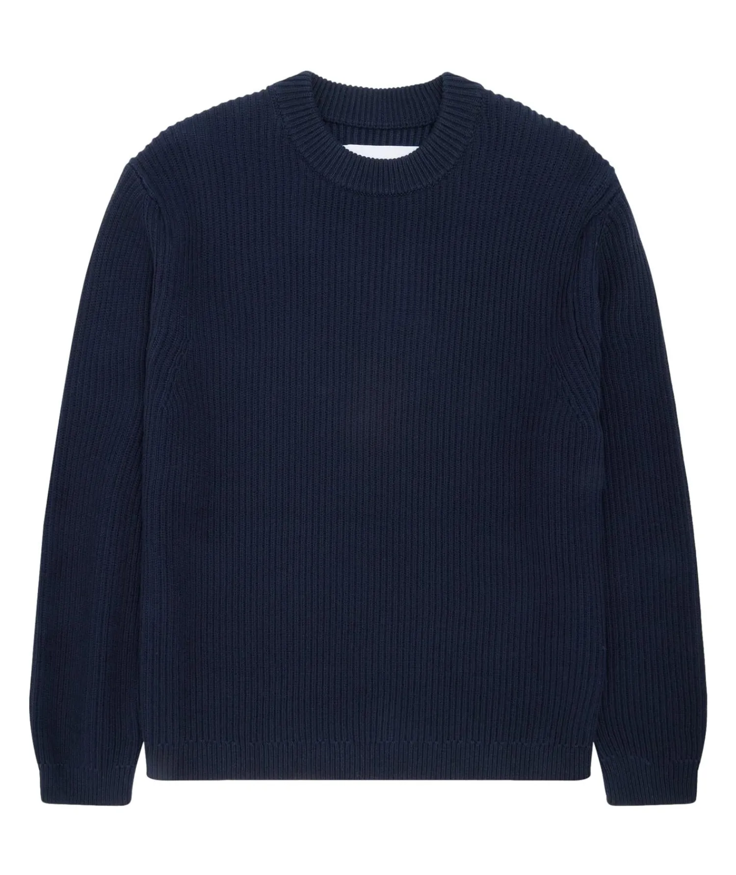 Genser<Garment Project Boxy Cotton Knit Genser Mørkeblå