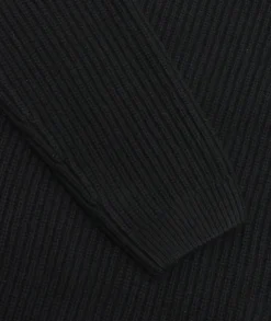 Genser<Garment Project Boxy Wool Knit Genser Sort