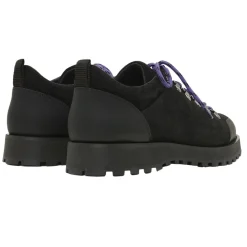 Sko<Garment Project Dune Low - Black Tumbled Nubuck Sko Sort