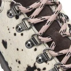 Sko<Garment Project Dune Low - Hairy cow Leather Sko Hvit Og Brun
