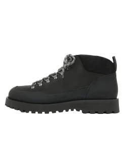 Sko<Garment Project Dune Mid - Black Crazy Horse Leather Sko Sort
