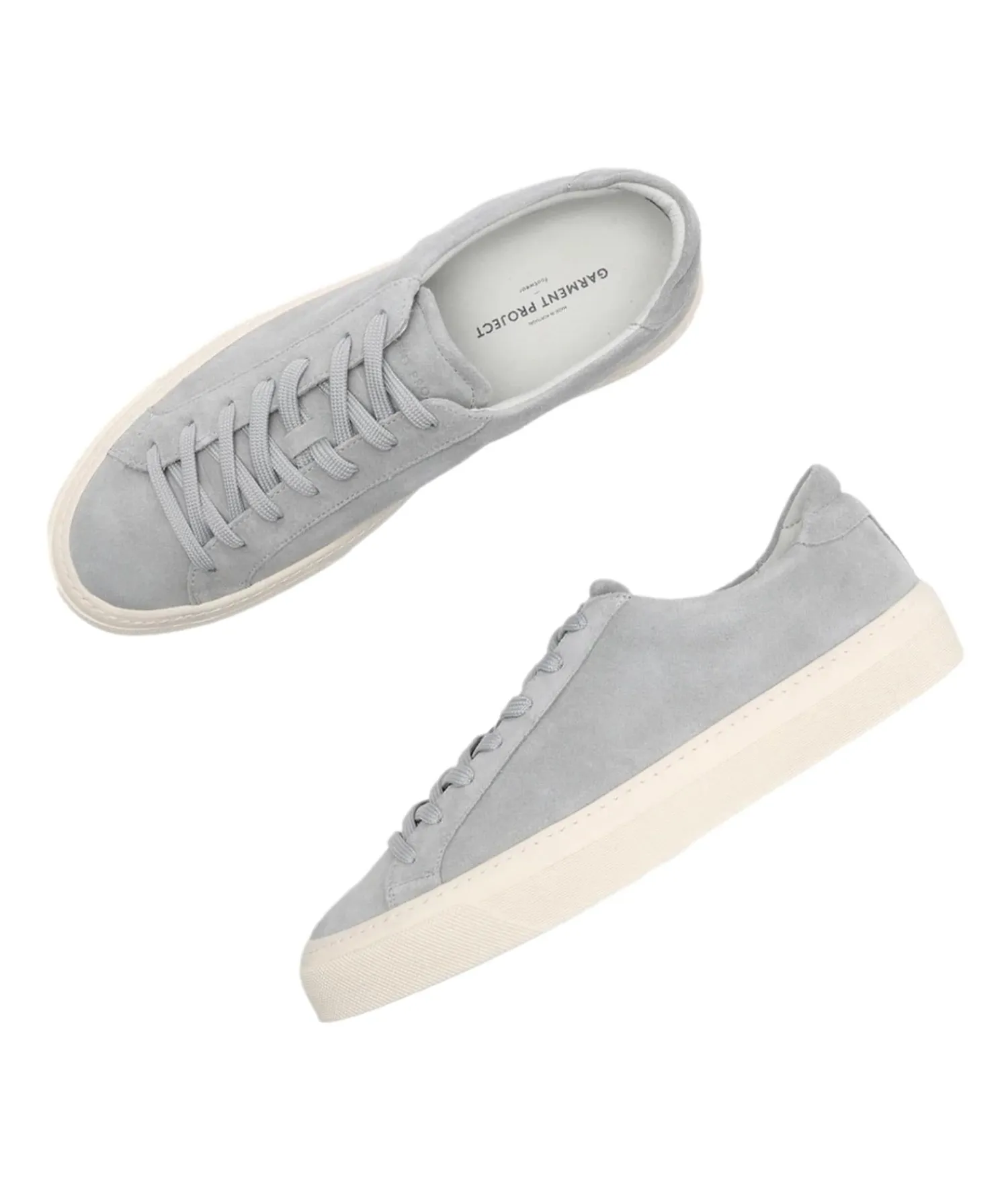 Sko<Garment Project Kit Light Grey Suede Sko Lysegrå