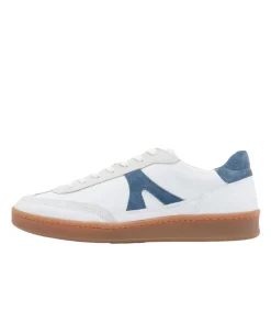 Sko<Garment Project Liga - White/Blue Leather Sko Hvit Og Mørkeblå