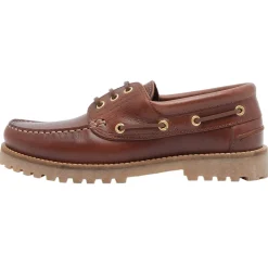 Sko<Garment Project Ollie Boat Shoe Brown Leather Sko Brun