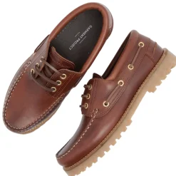 Sko<Garment Project Ollie Boat Shoe Brown Leather Sko Brun