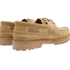 Sko<Garment Project Ollie Boat Shoe Earth Suede Sko Beige