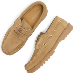Sko<Garment Project Ollie Boat Shoe Earth Suede Sko Beige