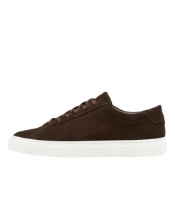 Sko<Garment Project Premium Low Dark Brown Suede Sko Mørkebrun