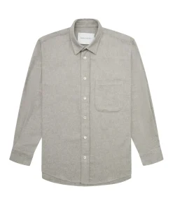 Skjorte<Garment Project Relaxed Long Sleeved Shirt Skjorte Grå