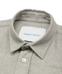 Skjorte<Garment Project Relaxed Long Sleeved Shirt Skjorte Grå