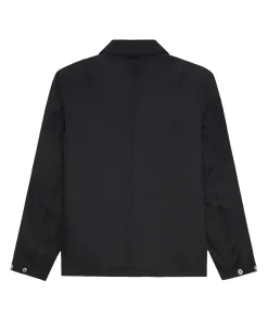 Jakke<Garment Project Water Repellent Zipper Jacket Jakke Sort