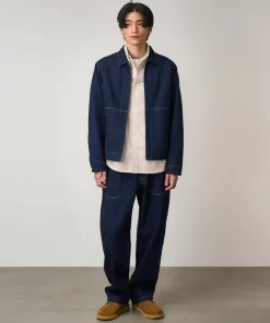 Jakke<Gramicci JAPANESE SLUB DENIM JACKET Jakke Denim