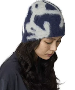 Tilbehør|Hodeplagg<Gramicci MOHAIR BURLY RUNNINGMAN BEANIE Lue Mørkeblå