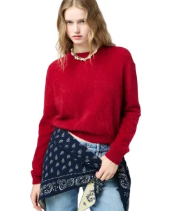 Genser<Guest In Residence Grizzly Crew Genser Mørkerød