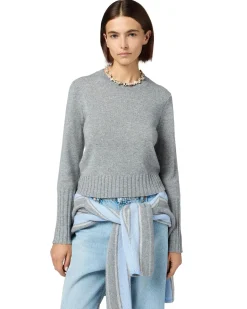 Genser<Guest In Residence Shrunken Crew Genser Grå Heather Grey