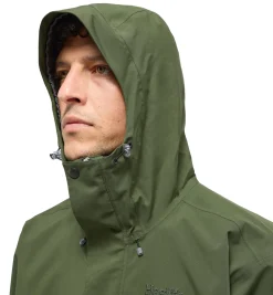 Jakke<Haglöfs Breeze Proof Jacket Men Jakke Grønn