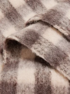 Tilbehør<Holzweiler Aster Brown Check Skjerf Brun Mønster