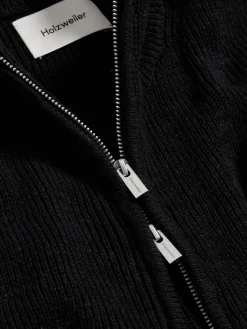 Genser<Holzweiler Atlantic Zip Cardigan Genser Sort