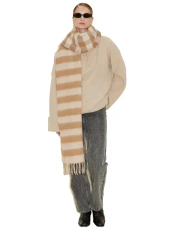 Tilbehør<Holzweiler Bambino M Skjerf Beige Ruter