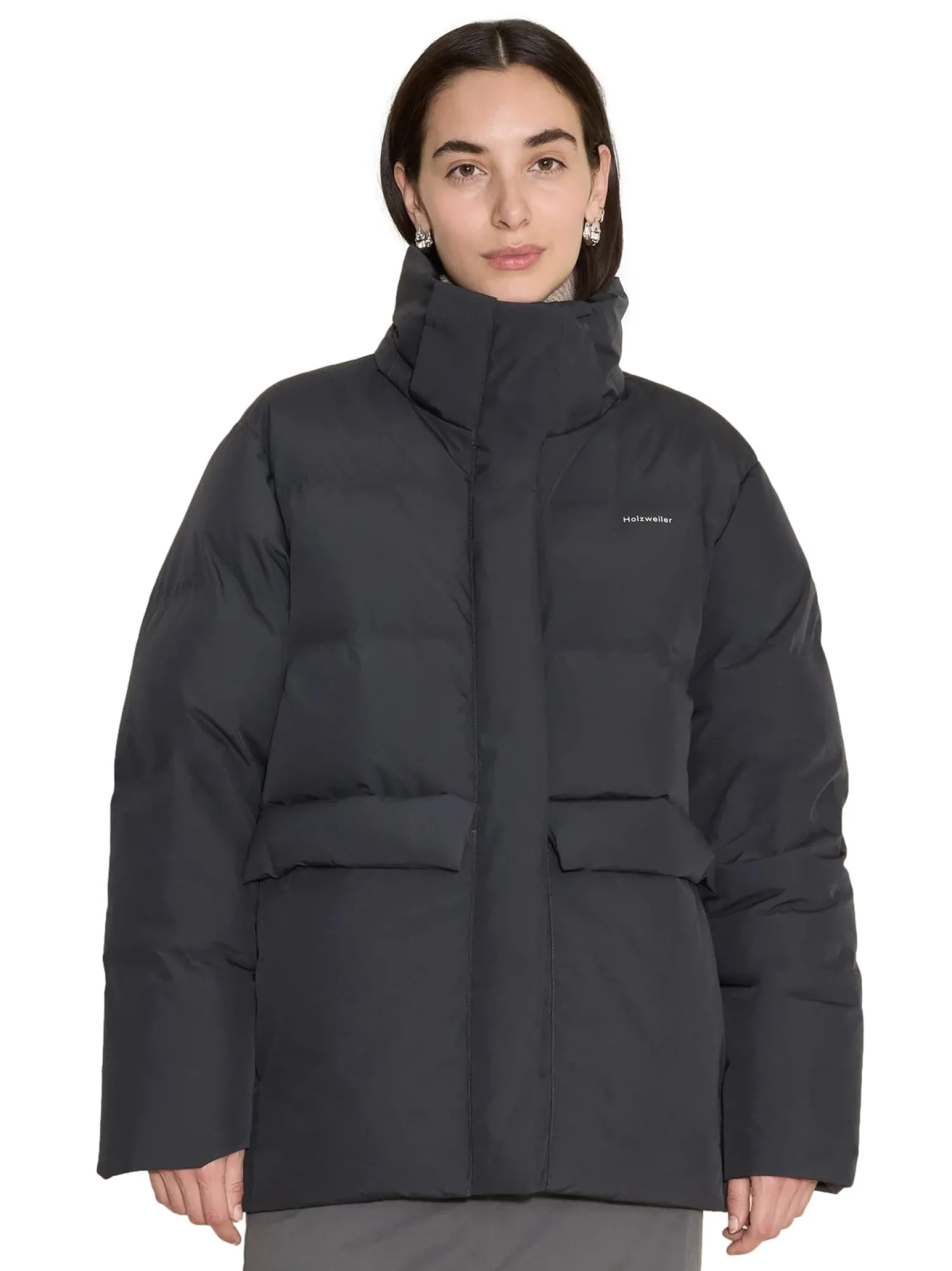 Jakke<Holzweiler Besseggen Down Dk. Grey Jakke Mørkegrå