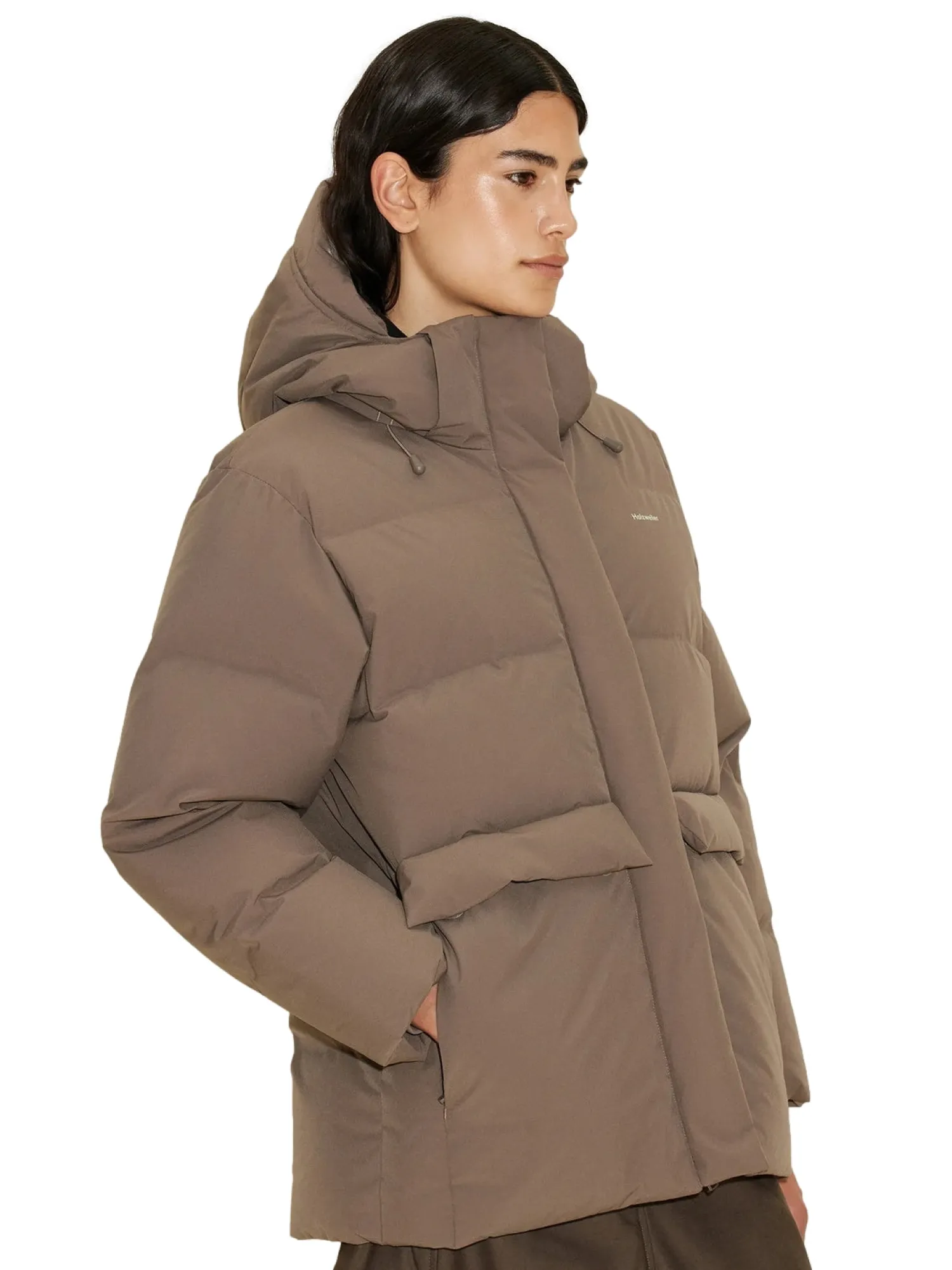 Jakke<Holzweiler Besseggen Down Taupe Jakke Lysebrun