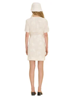 Kjole<Holzweiler Cari Short Print Dress Kjole Ecru