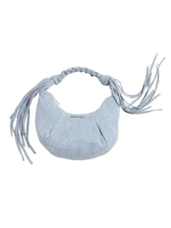 Holzweiler|Veske<Holzweiler Cocoon Denim Micro Bag Veske Denim Light Blue Mix