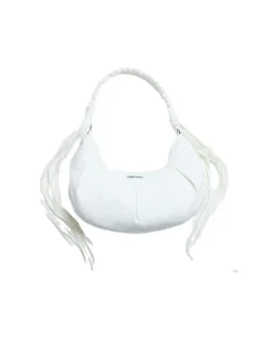 Holzweiler|Veske<Holzweiler Cocoon Denim Small Bag Veske Hvit White