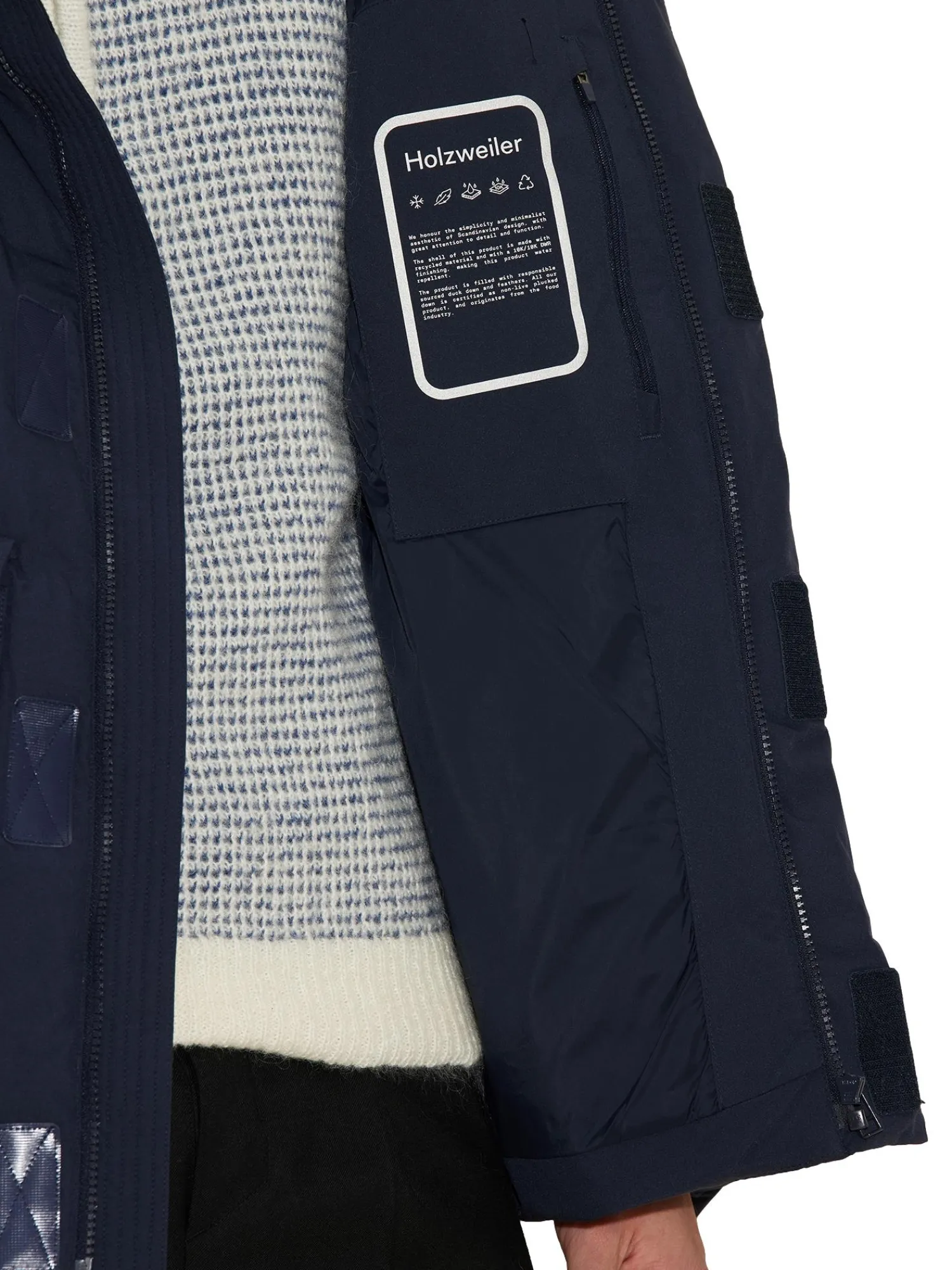 Jakke<Holzweiler Dovre Down Navy Jakke Navy Dk.Navy