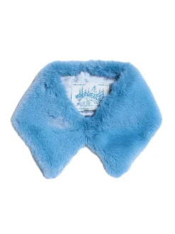 Tilbehør<Holzweiler Faux Fur Collar Skjerf Blå