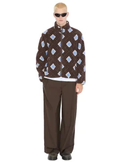 Jakke<Holzweiler Fossekall Fleece Jacket Jakke Brun Mønster