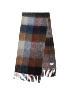 Tilbehør<Holzweiler Fresia Check Plutonia Skjerf Blå