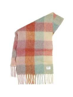 Tilbehør<Holzweiler Fresia Pink Check Skjerf Rosa Mønster