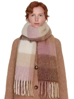 Tilbehør<Holzweiler Fresia Skjerf Brun Mønster