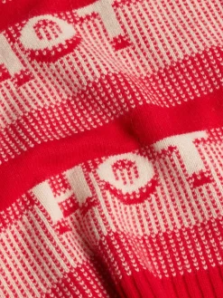 Genser<Holzweiler Hot Cropped Crew Genser Rødt Mønster