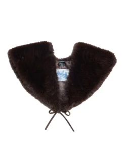 Tilbehør<Holzweiler Kvig Furry Collar Skjerf Brun