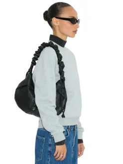 Holzweiler|Veske<Holzweiler Leni Cocoon Leather Bag Veske Sort