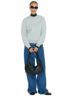 Holzweiler|Veske<Holzweiler Leni Cocoon Leather Bag Veske Sort