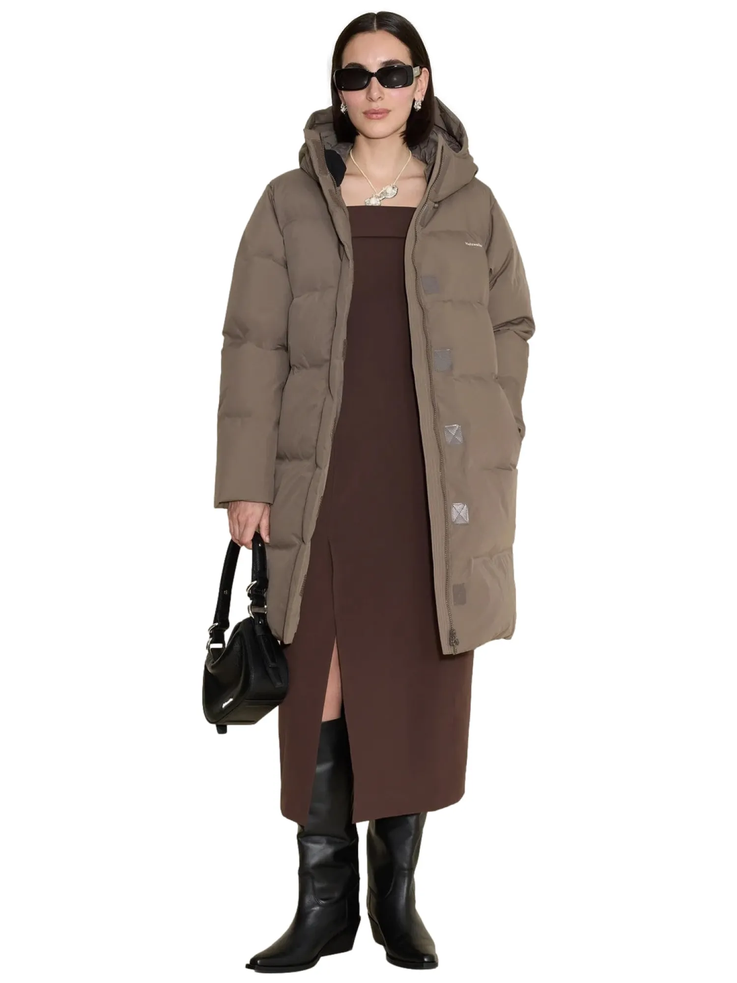 Jakke<Holzweiler Loen Down Taupe Jakke Lysebrun