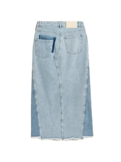 Skjørt<Holzweiler Louisa Long Denim Skirt Skjørt Denim