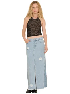 Skjørt<Holzweiler Louisa Long Denim Skirt Skjørt Denim