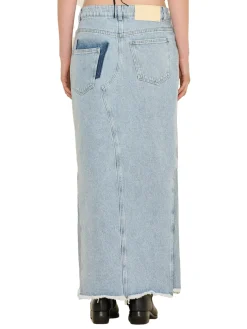 Skjørt<Holzweiler Louisa Long Denim Skirt Skjørt Denim