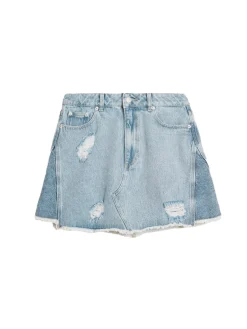 Skjørt<Holzweiler Louisa Short Denim Skirt Skjørt Denim