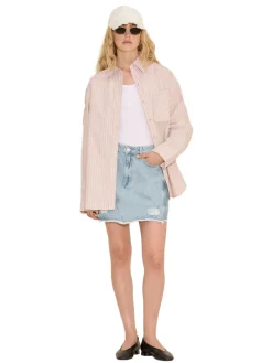 Skjørt<Holzweiler Louisa Short Denim Skirt Skjørt Denim