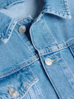 Jakke<Holzweiler M Denim Jacket Jakke Lyseblå