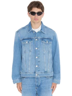 Jakke<Holzweiler M Denim Jacket Jakke Lyseblå