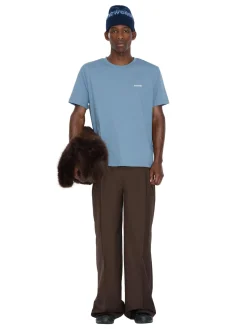 T-Shirt<Holzweiler M Regular Tee T-shirt Blå