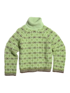 Genser<Holzweiler Norwegian Wool Turtleneck Genser Lysegrønn