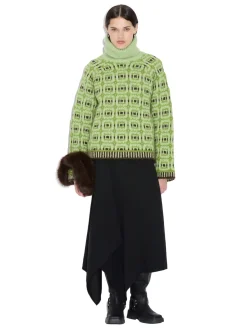Genser<Holzweiler Norwegian Wool Turtleneck Genser Lysegrønn