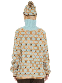 Genser<Holzweiler Norwegian Wool Turtleneck Genser Turkis